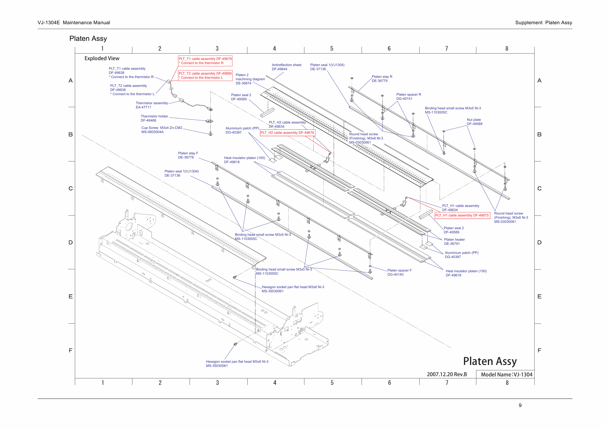 MUTOH ValueJet VJ 1304 Parts List Manual-6